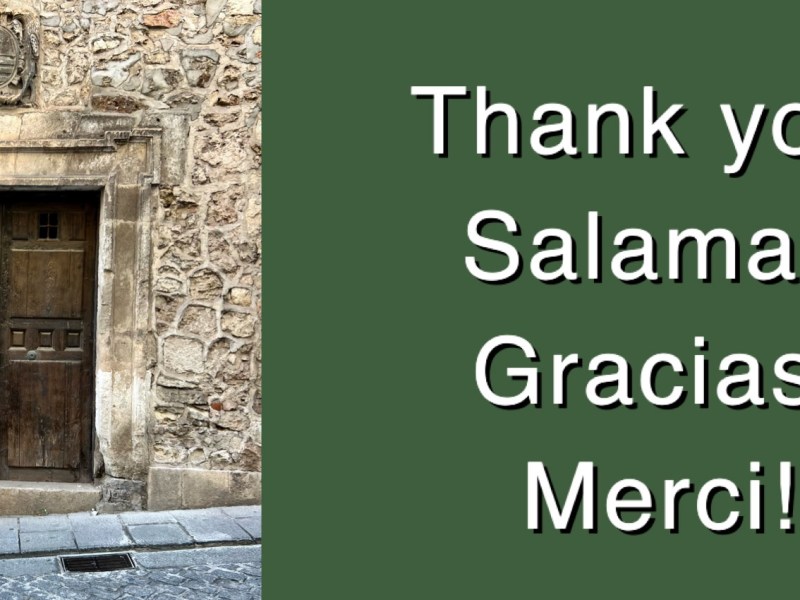 A letter to thank you