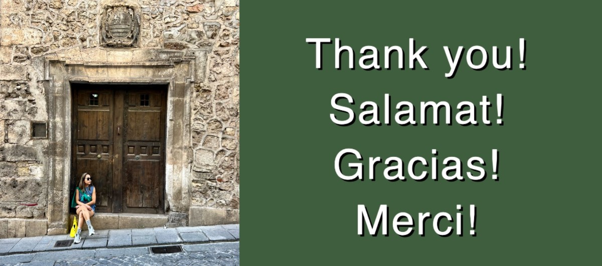 A letter to thank you